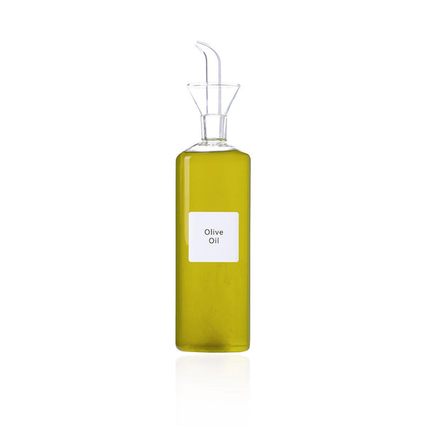 Soy Oil Glass Bottle W/ Nozzle - Clear