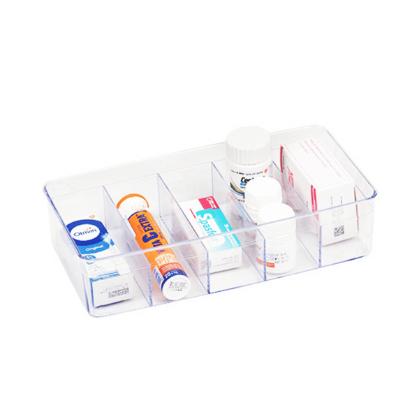 Clear 5-Grid Organizer - Medium