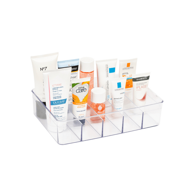 Clear 5-Grid Organizer - Large