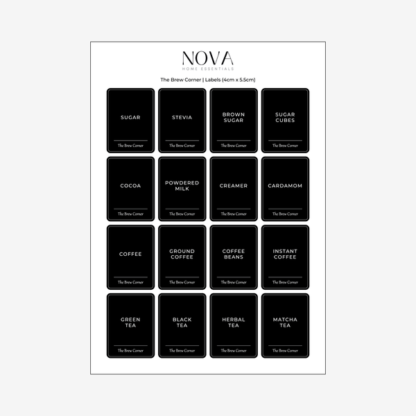 NOVA Brewing Labels (4x5.5)