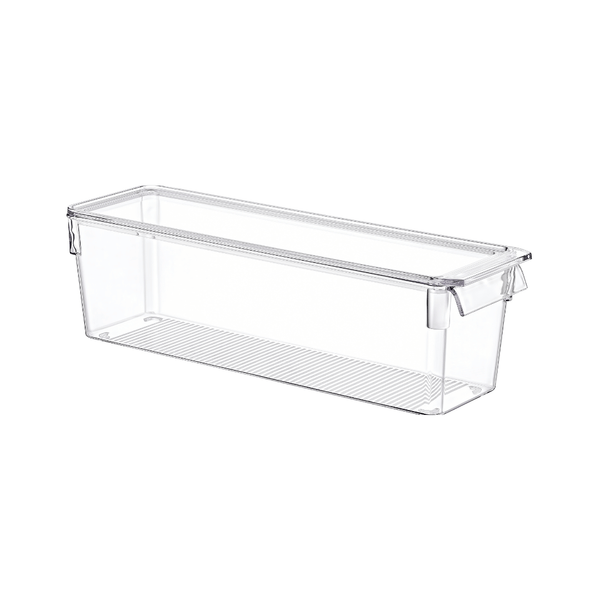High-Edge Fridge Storage Tub W/ Lid