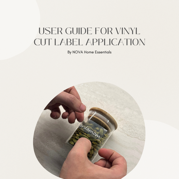 Guide - Vinyl Cut Label Application